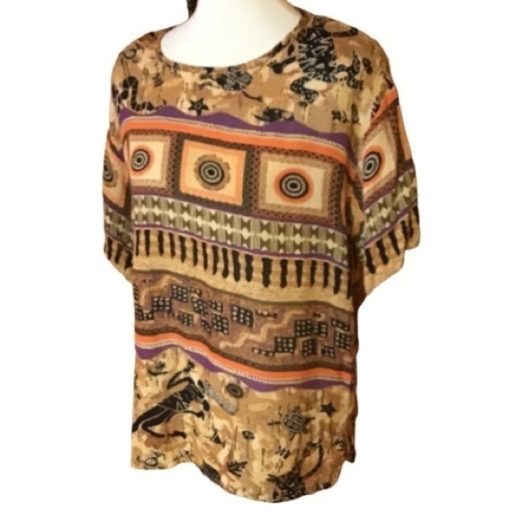 Vintage 80s safari tunic - Picture 1 of 9